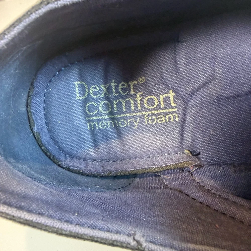 Dexter Comfort Memory Foam Men's Wingtip Oxford‎ Shoes Size 11 Gray Faux Leather